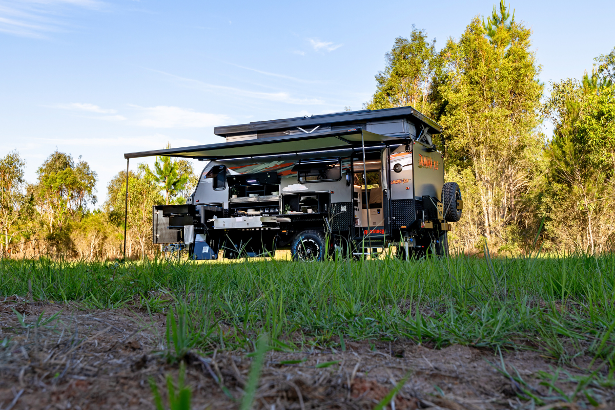 Austrack Talawana X15 caravan exterior offgrid